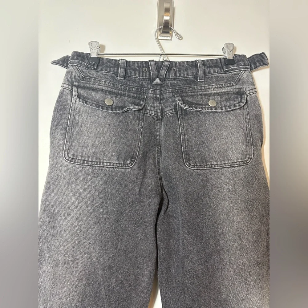 Fine Culture Jeans Men Sz S black  Loose Wide Baggy Street Grunge Skate